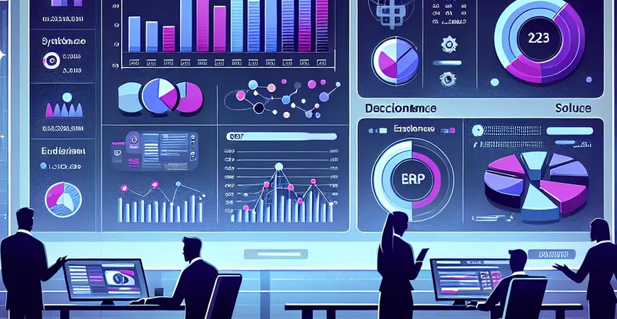 财务管理数据不直观？ERP 财务管理的可视化方案